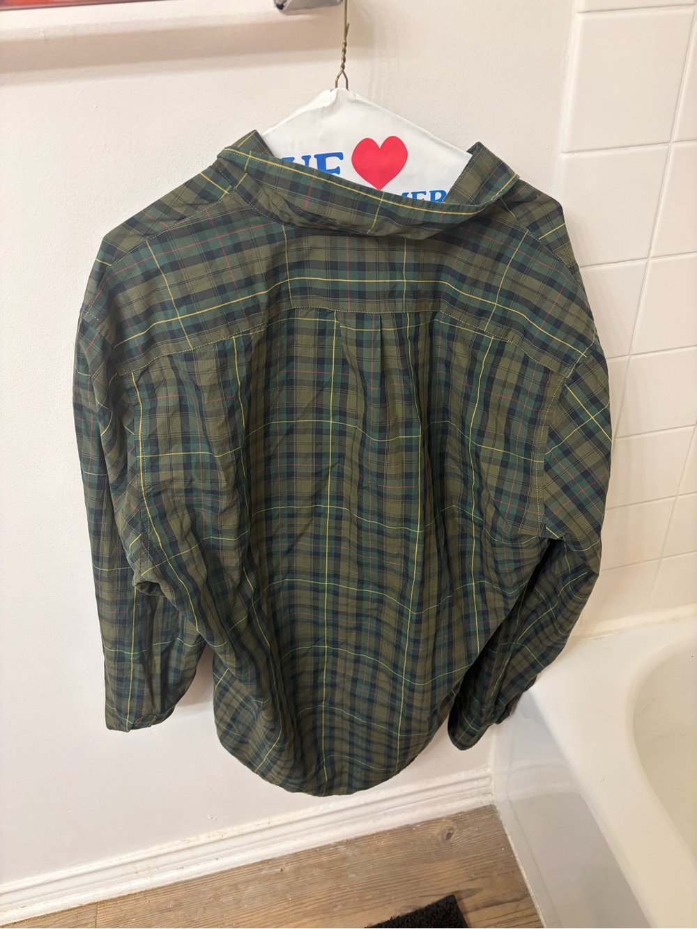 J. Crew Green Plaid Lightweight Shirt Jacket